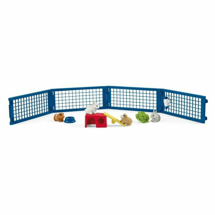 Set de Animale de Fermă Schleich Rabbit and guinea pig hutch Iepure Plastic