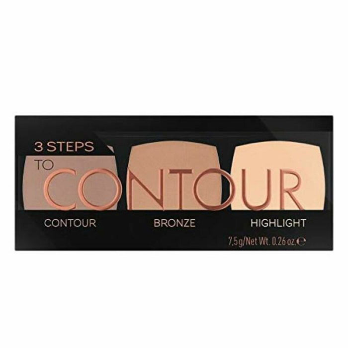 Machiaj Pudră Catrice 3 Steps to Contour Paletă (7,5 g)