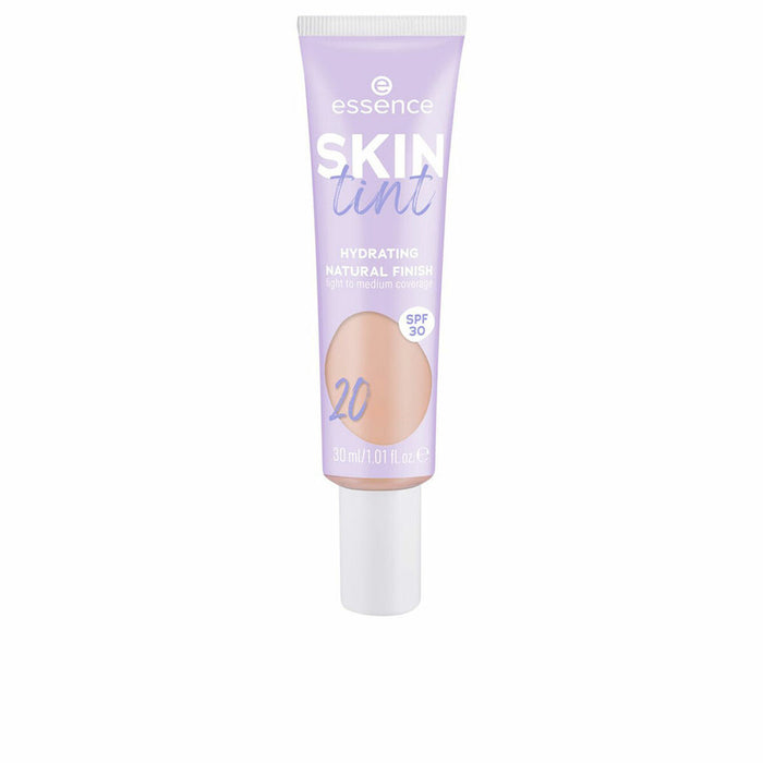 Cremă Hidratantă cu Culoare Essence SKIN TINT Nº 20 Spf 30 30 ml