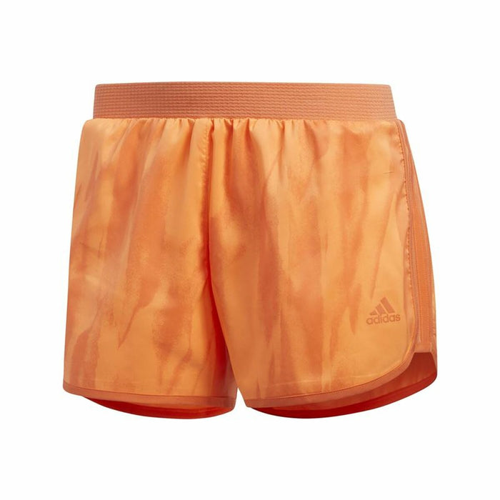 Pantaloni Scurți Sport pentru Damă Adidas M10 3" Portocaliu