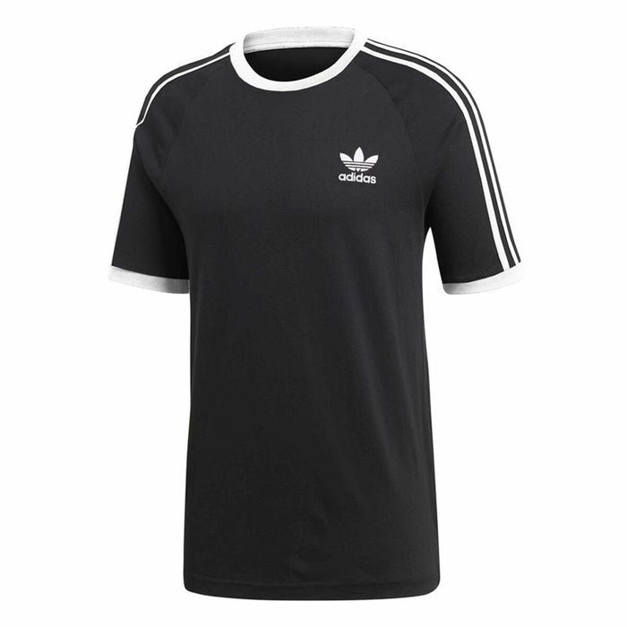 Tricou cu Mânecă Scurtă Bărbați Adidas 3 stripes Negru