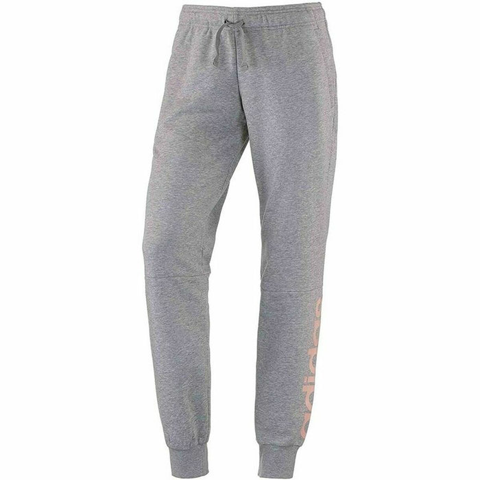 Pantaloni lungi de sport Adidas Essentials Linear Gri Gri deschis