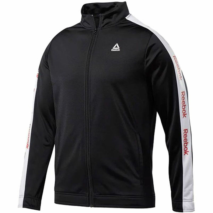 Jachetă Sport de Bărbați Reebok Essentials Linear Logo Negru