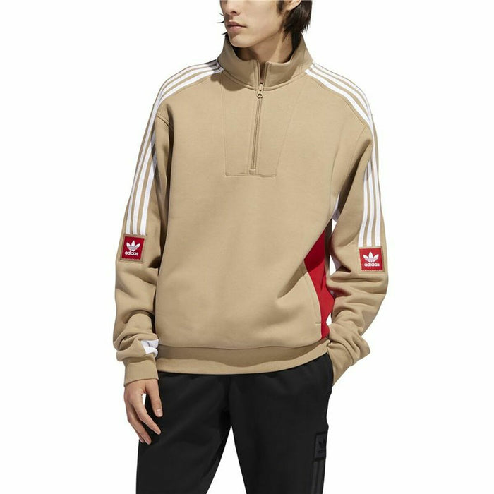 Hanorac fără Glugă Bărbați Adidas Modular Maro