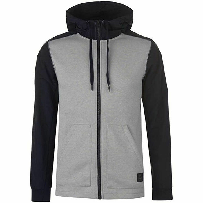 Jachetă Sport de Bărbați Reebok Training Supply Gri deschis