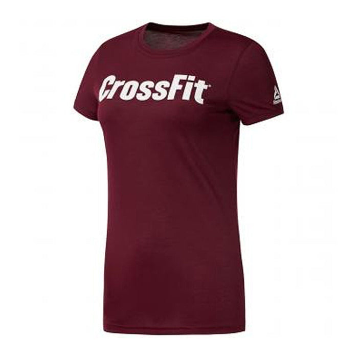 Tricou cu Mânecă Scurtă Femei Reebok Fef Speedwick Bordo