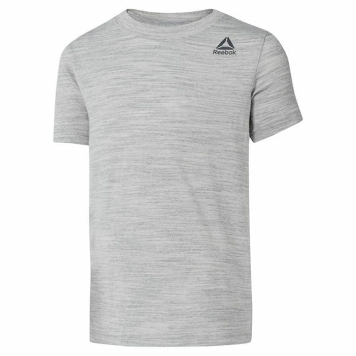 Tricou cu Mânecă Scurtă pentru Copii Reebok Essentials Marble Melange Gri deschis