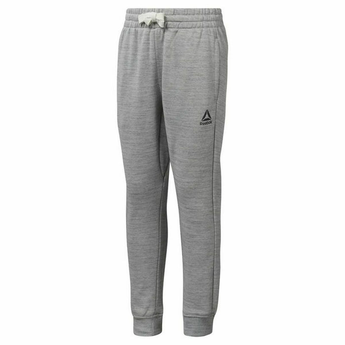 Pantaloni lungi de sport Reebok Elements Marble Melange Bărbați Gri deschis