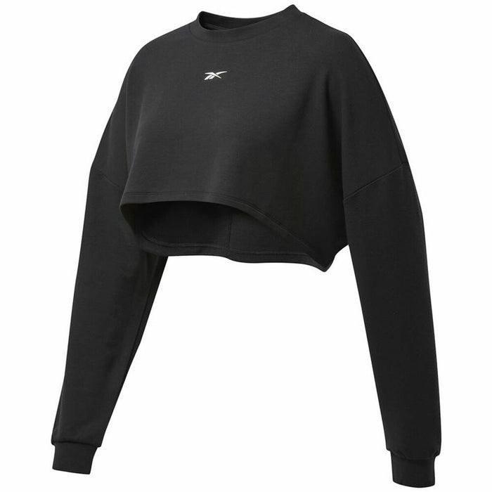 Tricou cu Mânecă Lungă de Damă Reebok Studio Maternity Restorative Negru