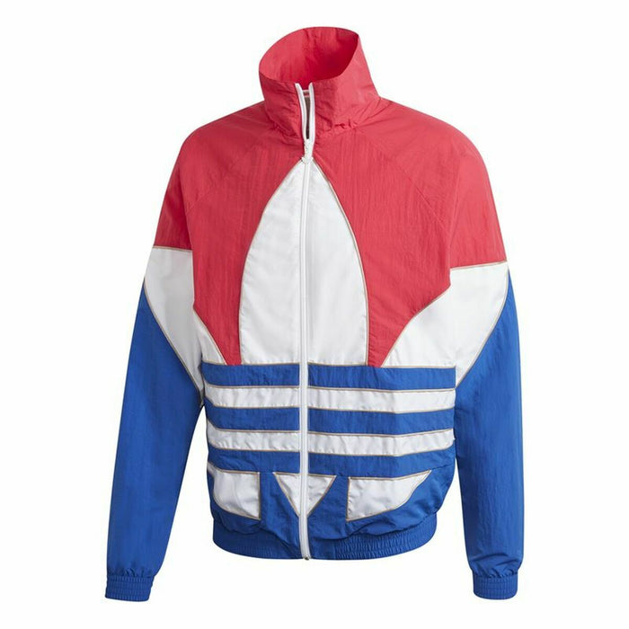 Jachetă Sport de Bărbați Adidas Originals Trefoil Albastru Roșu Roz deschis