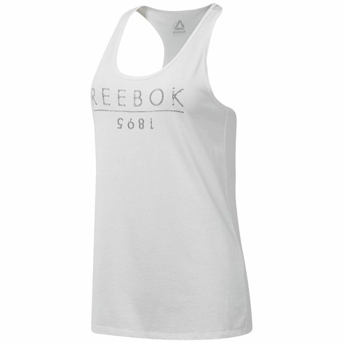 Tricou de Damă fără Mâneci Reebok 1895 Race Alb