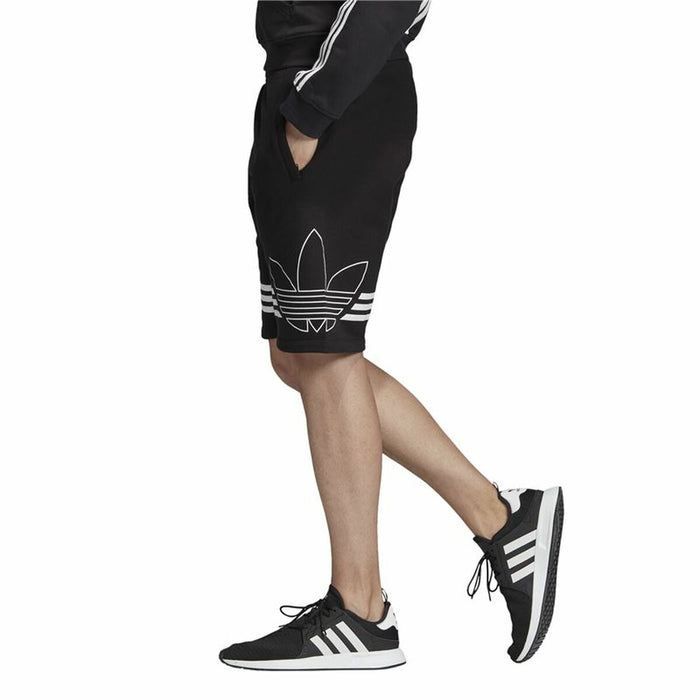 Pantaloni Scurți Sport pentru Bărbați Adidas Outline Negru