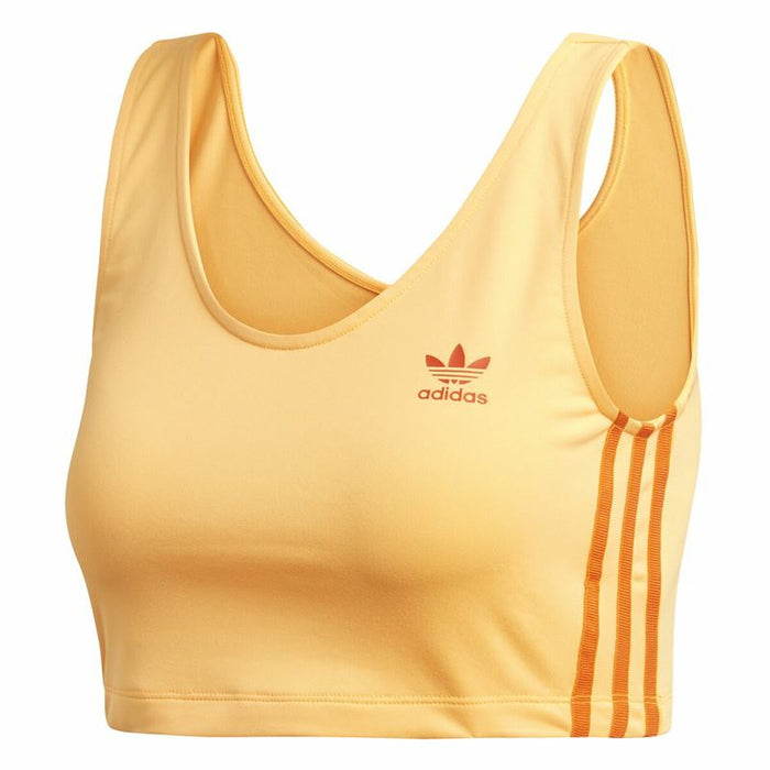 Sutien Sport Adidas 3 stripes Auriu*