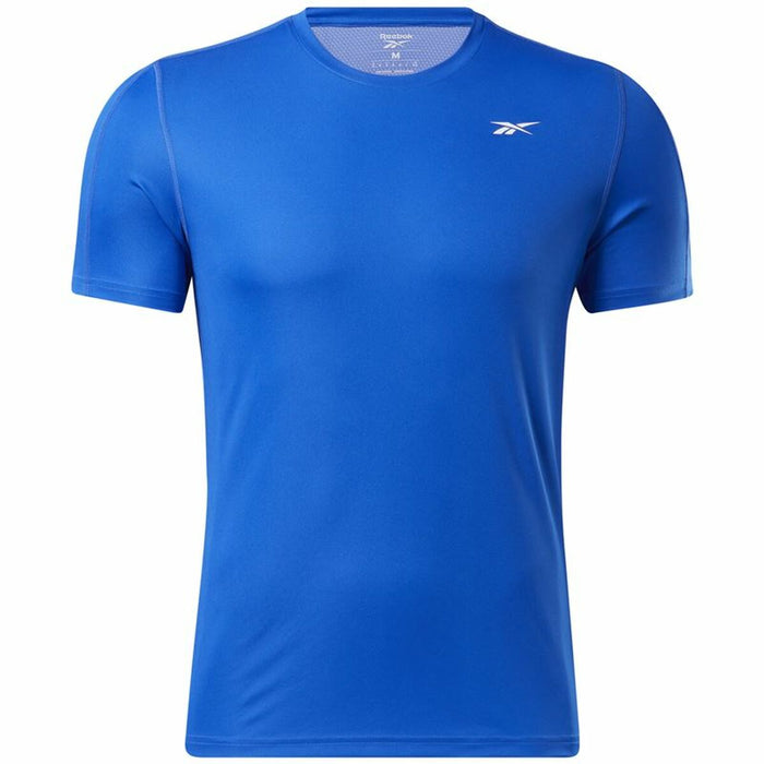 Tricou cu Mânecă Scurtă Bărbați Reebok Workout Ready Tech Albastru