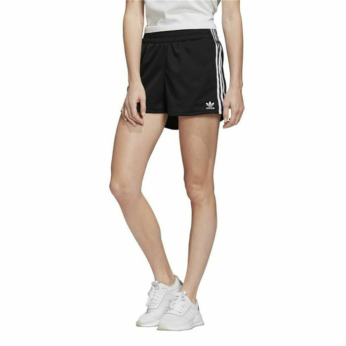 Pantaloni Scurți Sport pentru Damă Adidas 3 Stripes Negru