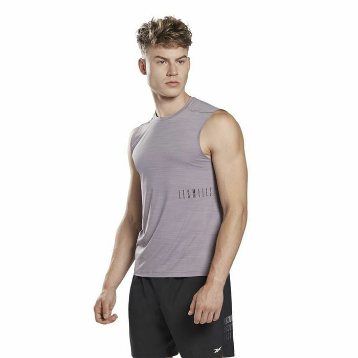 Tricou de Bărbați fără Mâneci Reebok Les Mills® Activchill Gri închis