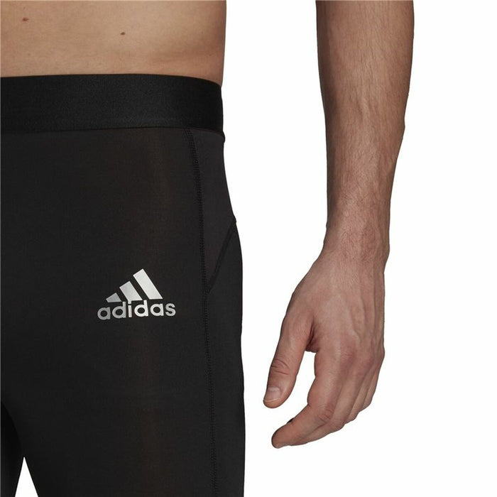 Colanți sport pentru bărbați Adidas Techfit Negru