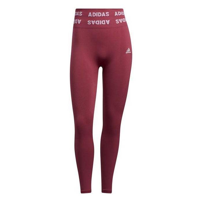 Colanți Sport de Damă Adidas Aeroknit High-Rise Roșu