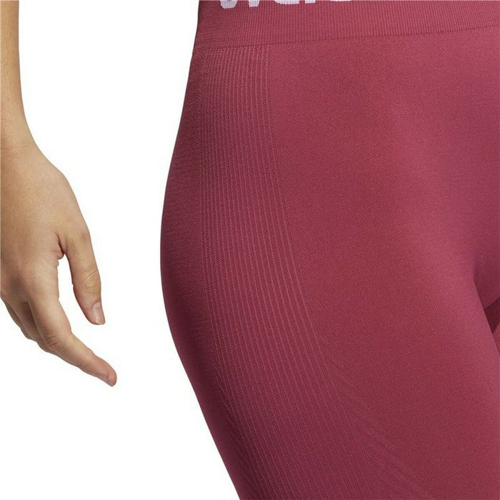 Colanți Sport de Damă Adidas Aeroknit High-Rise Roșu
