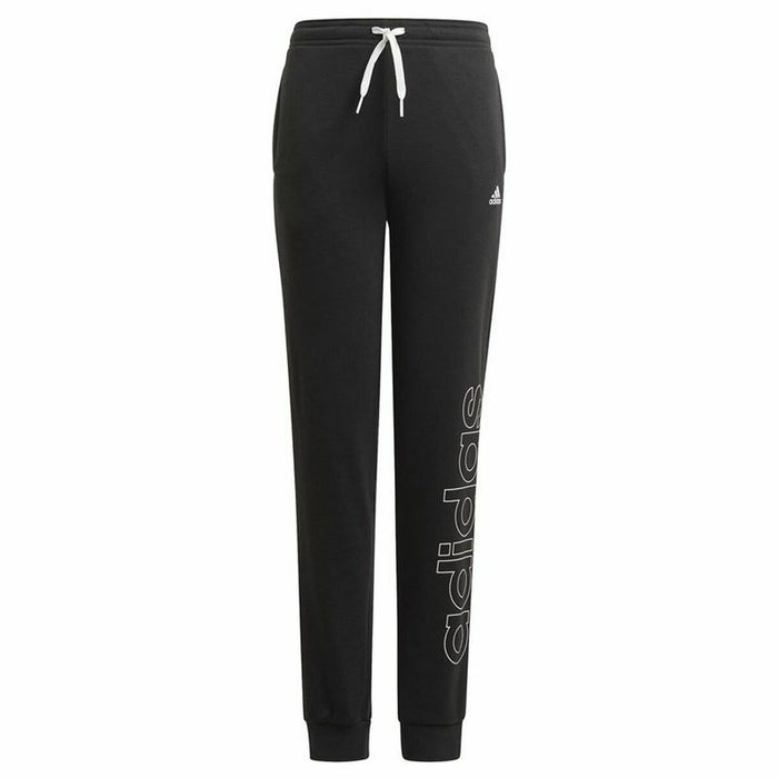 Pantalon de Trening pentru Copii Adidas Essentials French Terry Negru