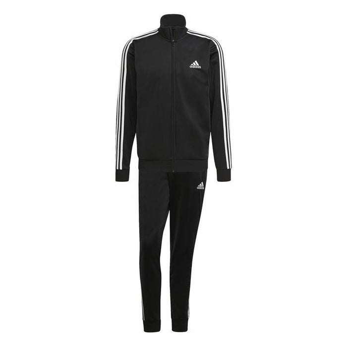 Trening pentru Adulți Adidas Essentials 3 Stripes Negru Bărbați
