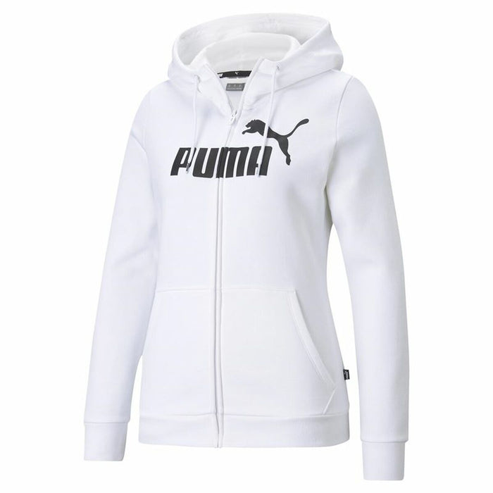 Hanorac cu Glugă Femei Puma Ess Logo Full-Zip