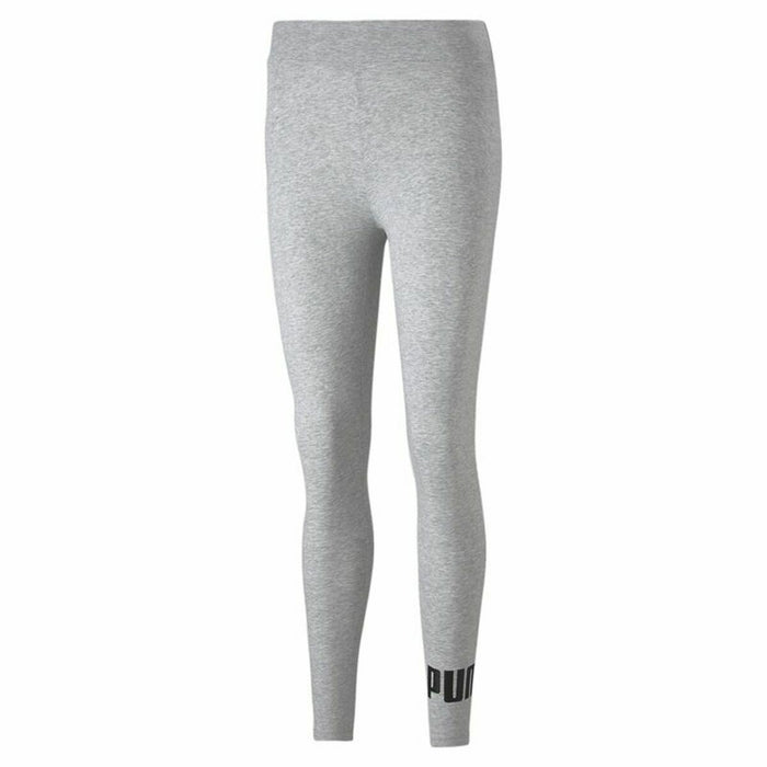 Colanți Sport de Damă Puma Essentials Logo Gri deschis