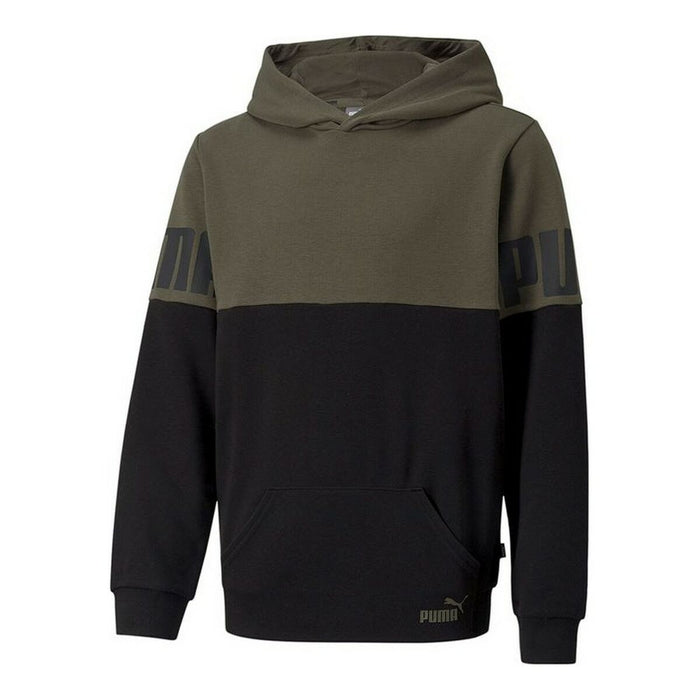 Hanorac fără Glugă Bărbați Puma Colorblock Verde