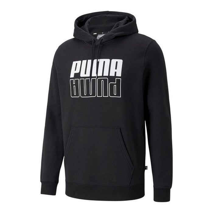 Hanorac fără Glugă Bărbați Puma Power Logo Negru