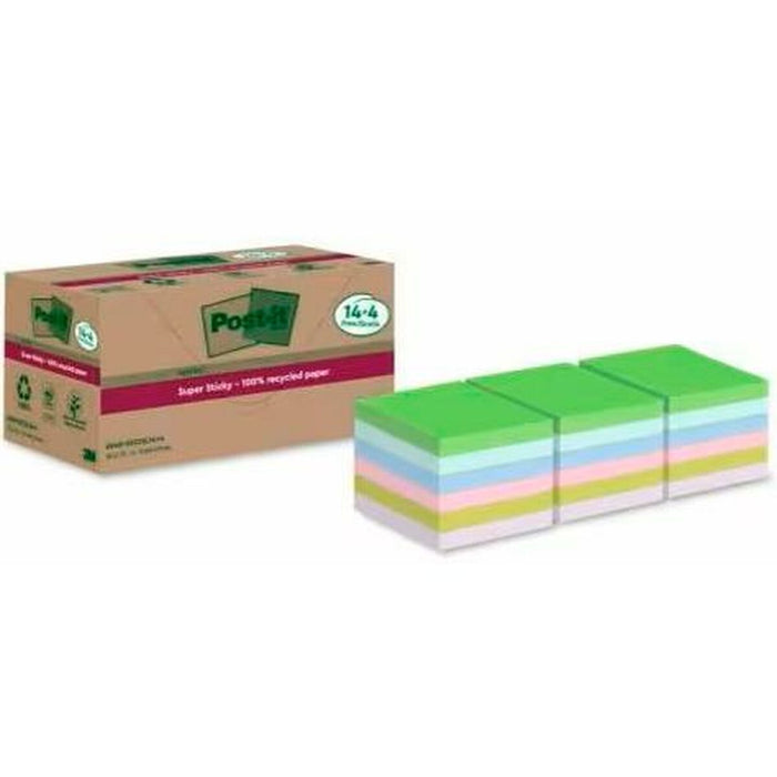 Notițe cu Adeziv Post-it 18 Piese 76 x 76 mm