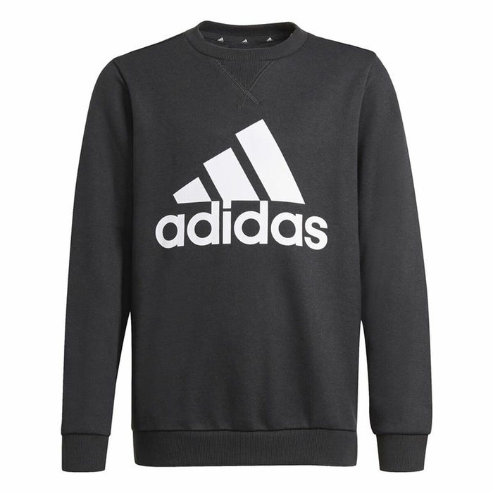 Hanorac fără Glugă Copii Adidas Essentials Negru
