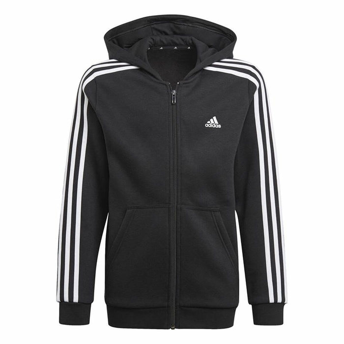 Hanorac cu glugă pentru fete Adidas Essentials Negru