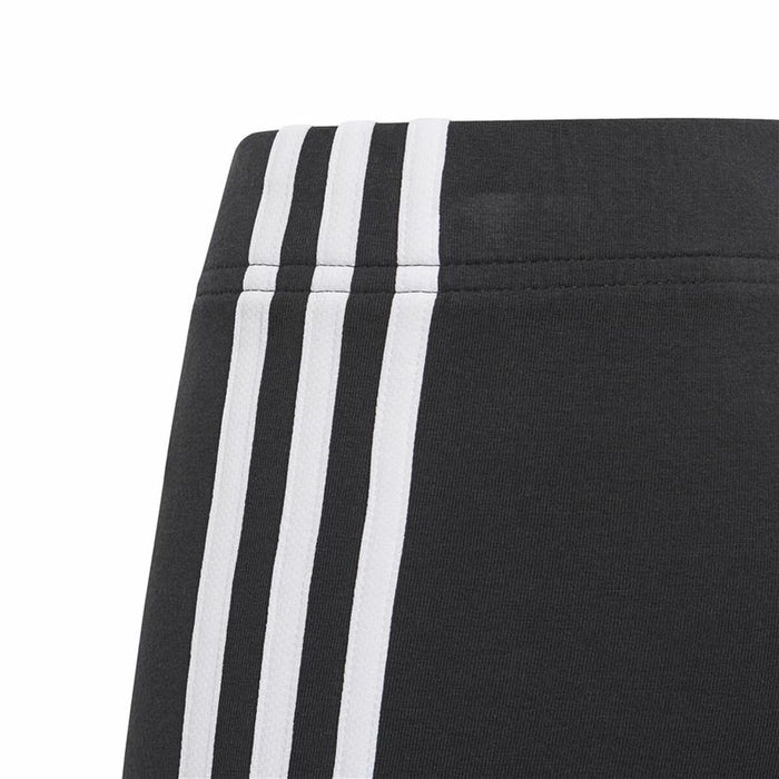 Colanți Sport pentru Copii Adidas Essentials 3 Stripes Negru