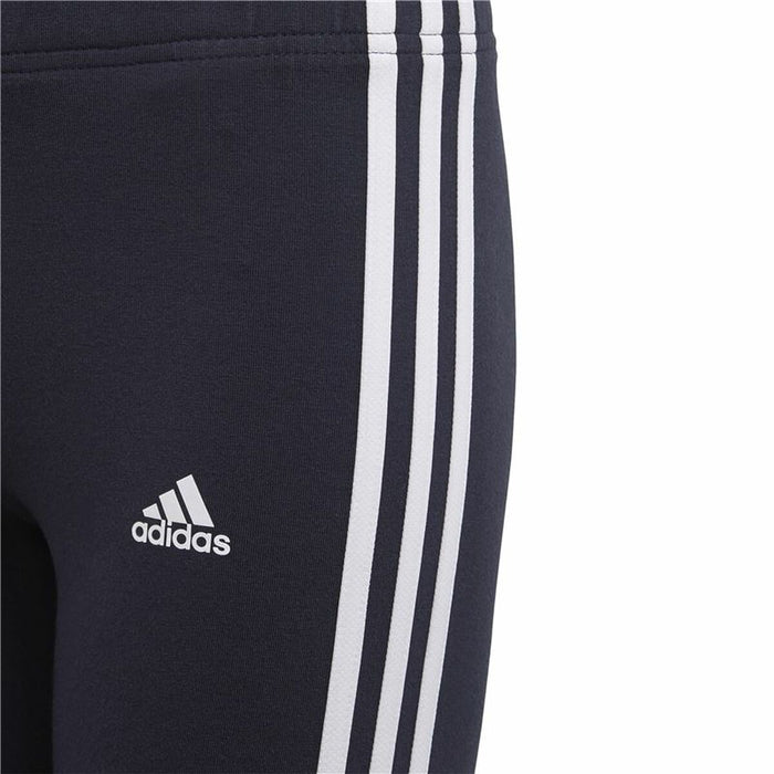 Colanți Sport pentru Copii Adidas Essentials 3 Stripes Bleumarin