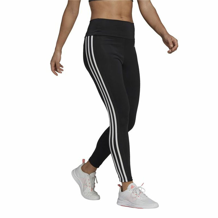 Colanți Sport de Damă Adidas Designed To Move 3 Stripes Negru