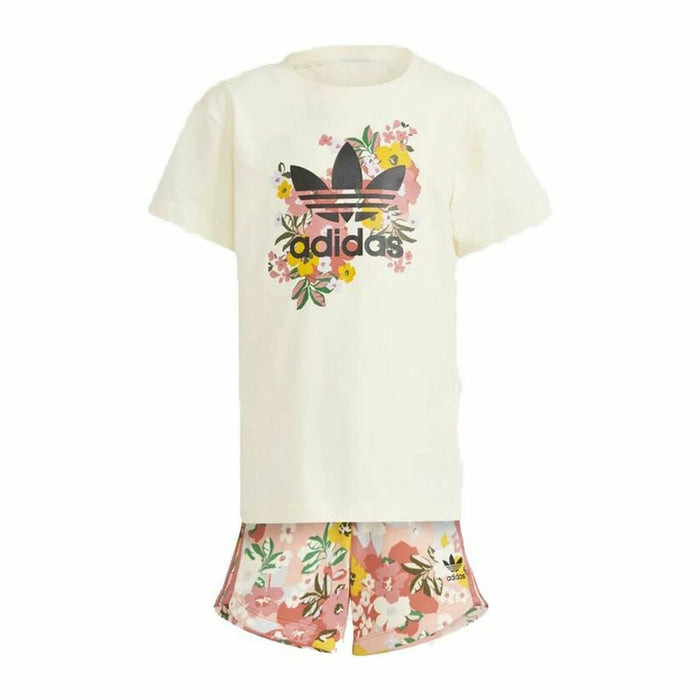 Set Sport pentru Copii Adidas Studio London Floral Bej