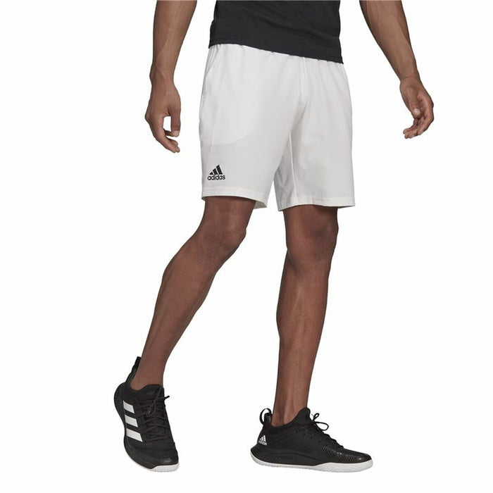 Pantaloni Scurți Sport pentru Bărbați Adidas Club Stetch Alb