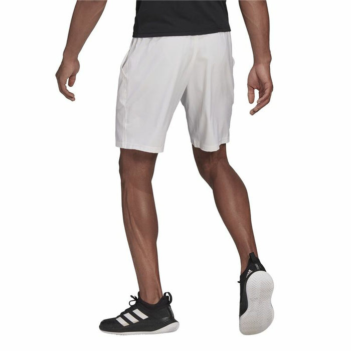 Pantaloni Scurți Sport pentru Bărbați Adidas Club Stetch Alb