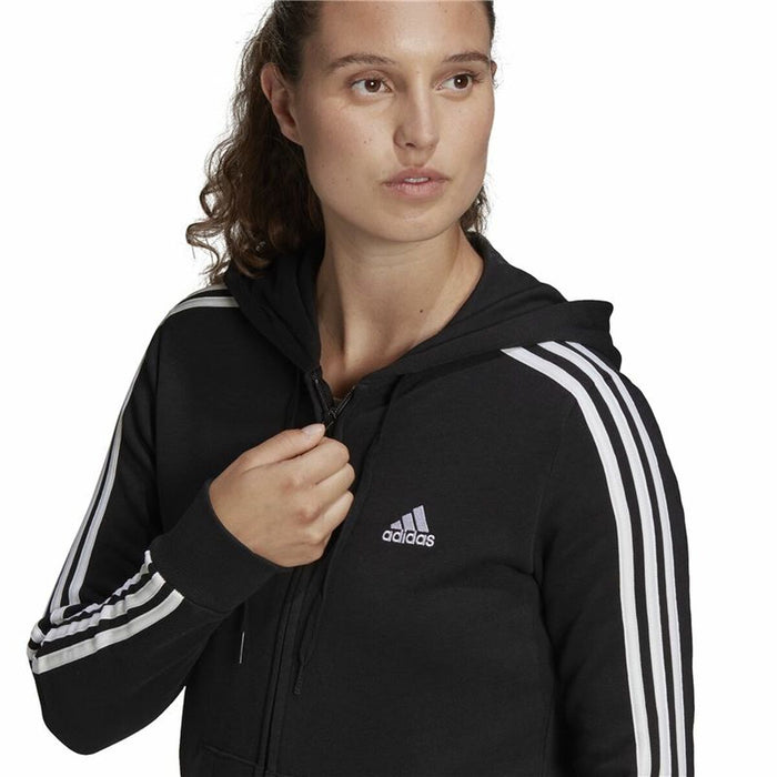 Hanorac cu Glugă Femei Adidas Essentials French Terry Negru