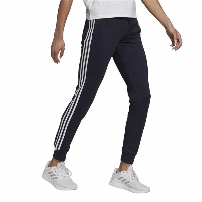 Pantaloni lungi de sport Adidas Essentials French Terry 3 Stripes Femeie Albastru închis
