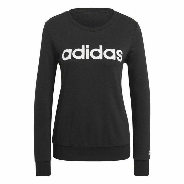 Hanorac fără Glugă Femei Adidas Essentials Logo Negru