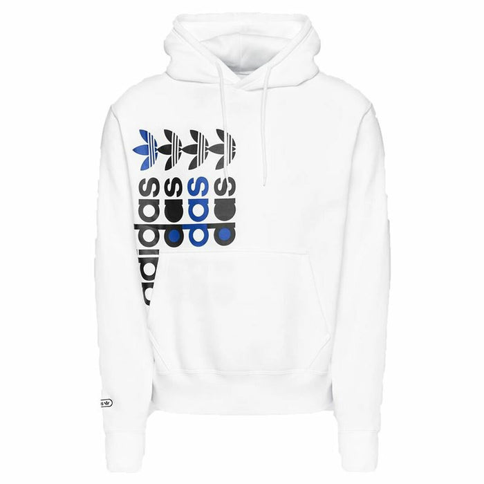 Hanorac cu Glugă Bărbați Adidas Forum Alb