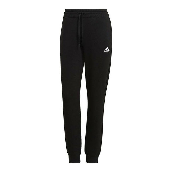Pantaloni lungi de sport Adidas Essentials Fleece Logo Negru Femeie