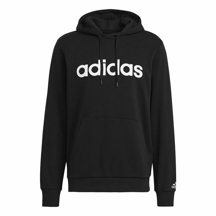 Hanorac cu Glugă Bărbați Adidas French Terry Linear Logo Negru
