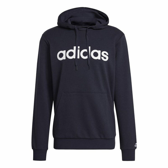 Hanorac cu Glugă Bărbați Adidas Essentials French Terry Bleumarin