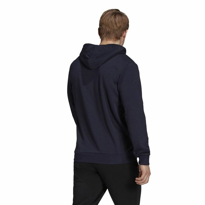 Hanorac cu Glugă Bărbați Adidas Essentials French Terry Bleumarin
