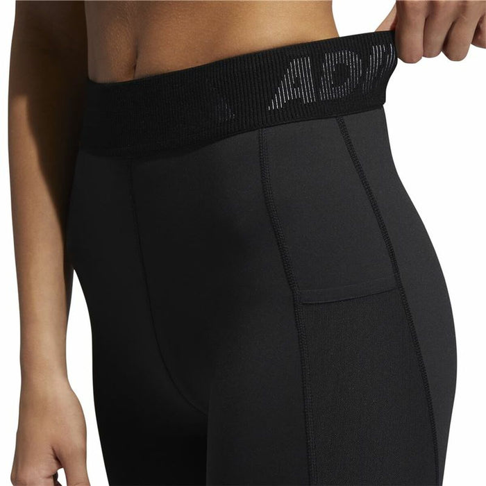 Colanți Sport de Damă Adidas Badge of Sport Techfit Negru