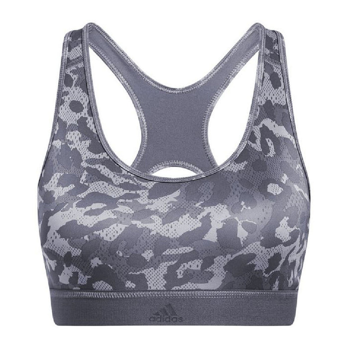 Sutien Sport Adidas Believe This Medium Support Gri închis