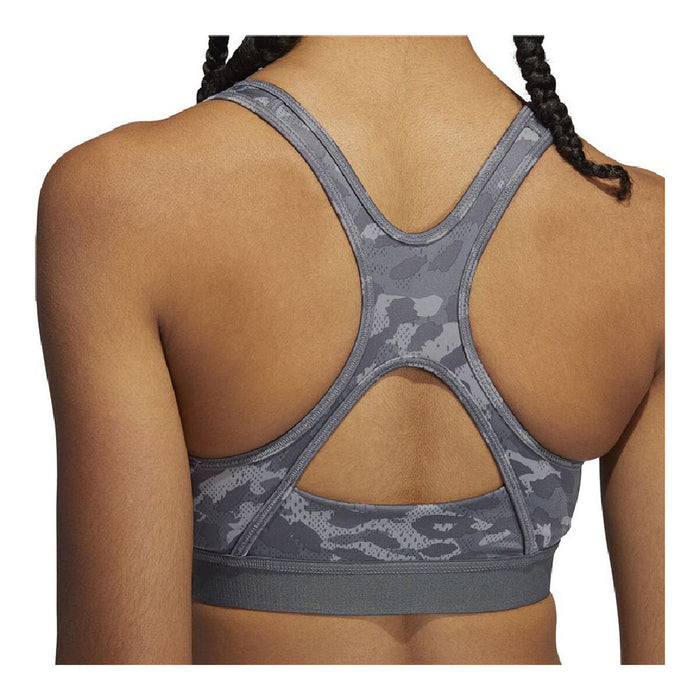 Sutien Sport Adidas Believe This Medium Support Gri închis