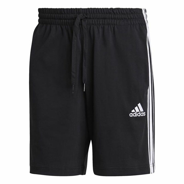 Pantaloni Scurți Sport pentru Bărbați Adidas Essentials 3 Stripes Aeroready Negru